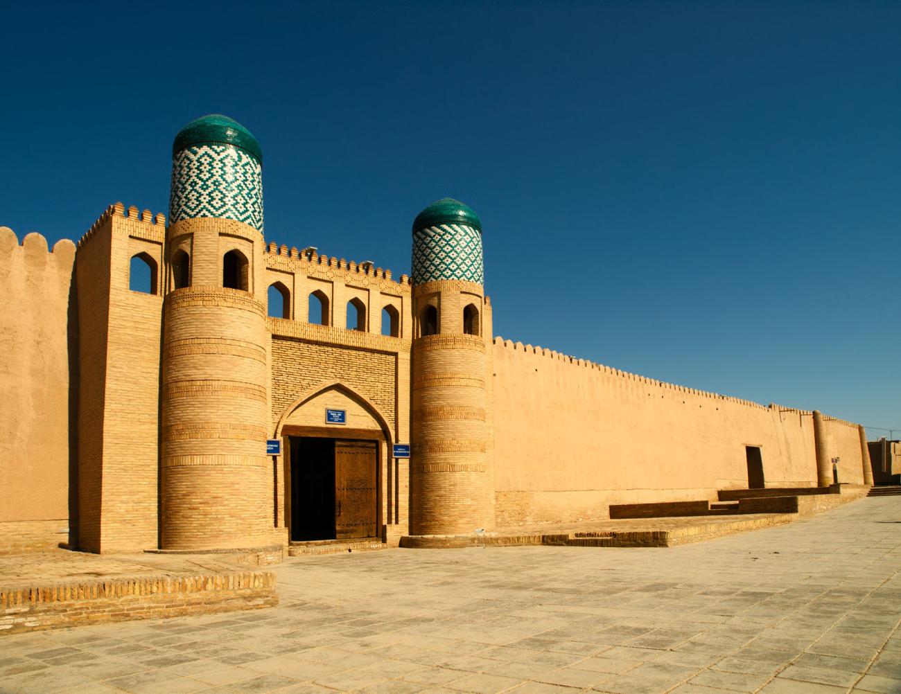 Kunya-Ark gates in Uzbekistan Silk Road